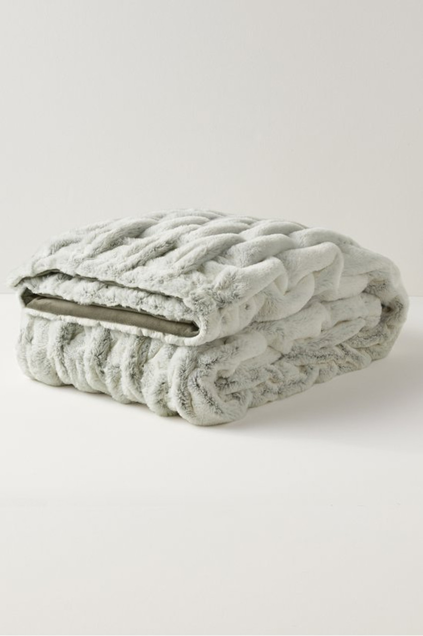 La Parisienne Faux Fur Throw