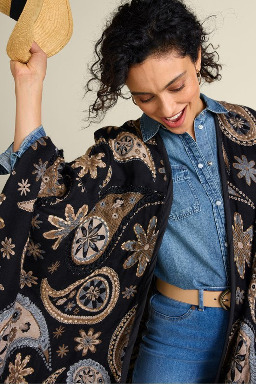 Yasmin Embroidered Wrap