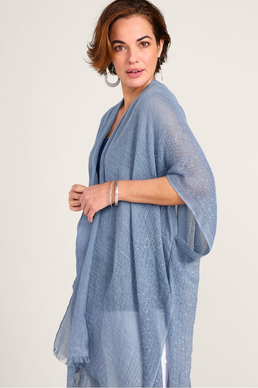 Astra Sequined Ruana