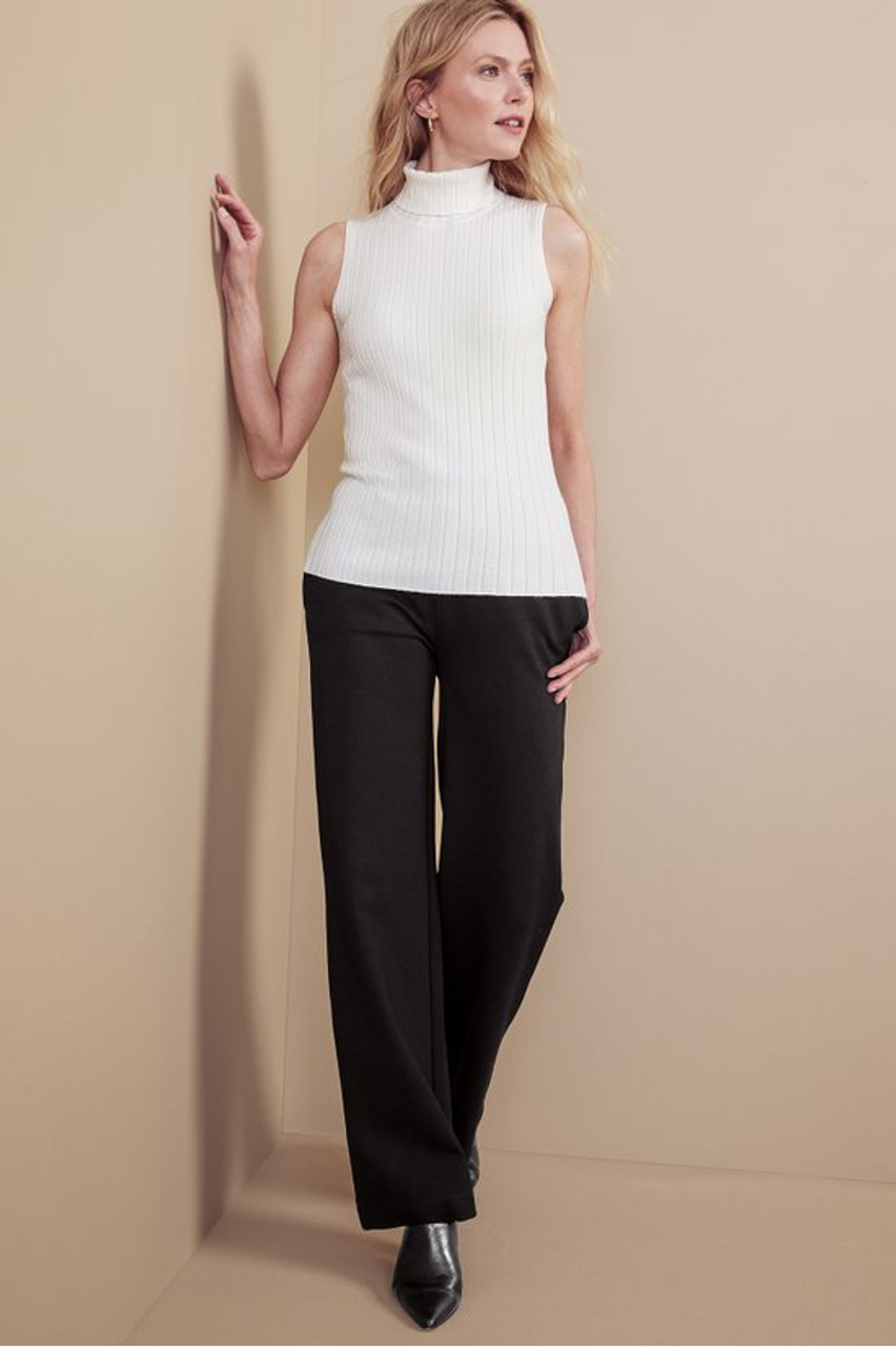 SoftEssential™ Ponte Wide Leg Pants