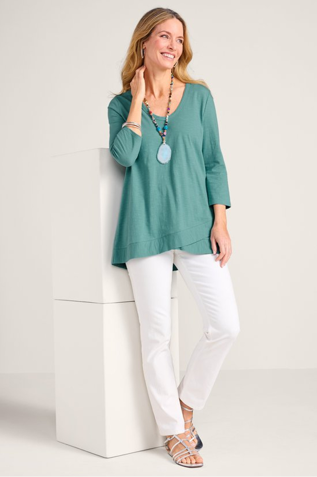 Waldport 3/4 Sleeve Top