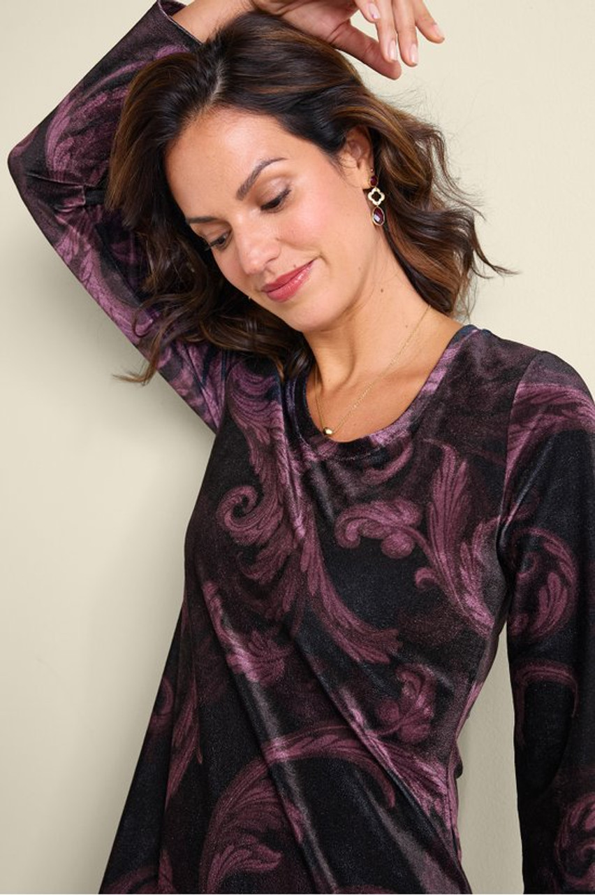 Short Santiago Velvet Dress