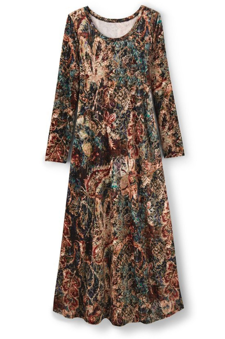 Santiago Stretch Velvet Dress1562