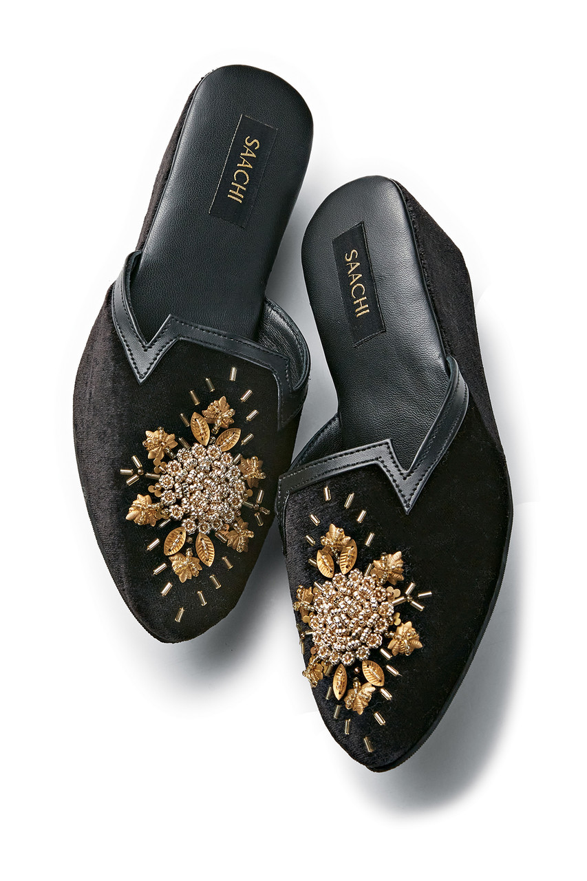 Solana Embellished Slide