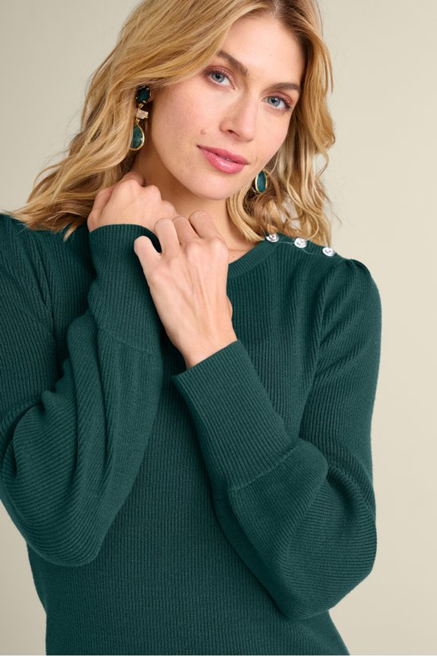 Tyla Button Shoulder Sweater