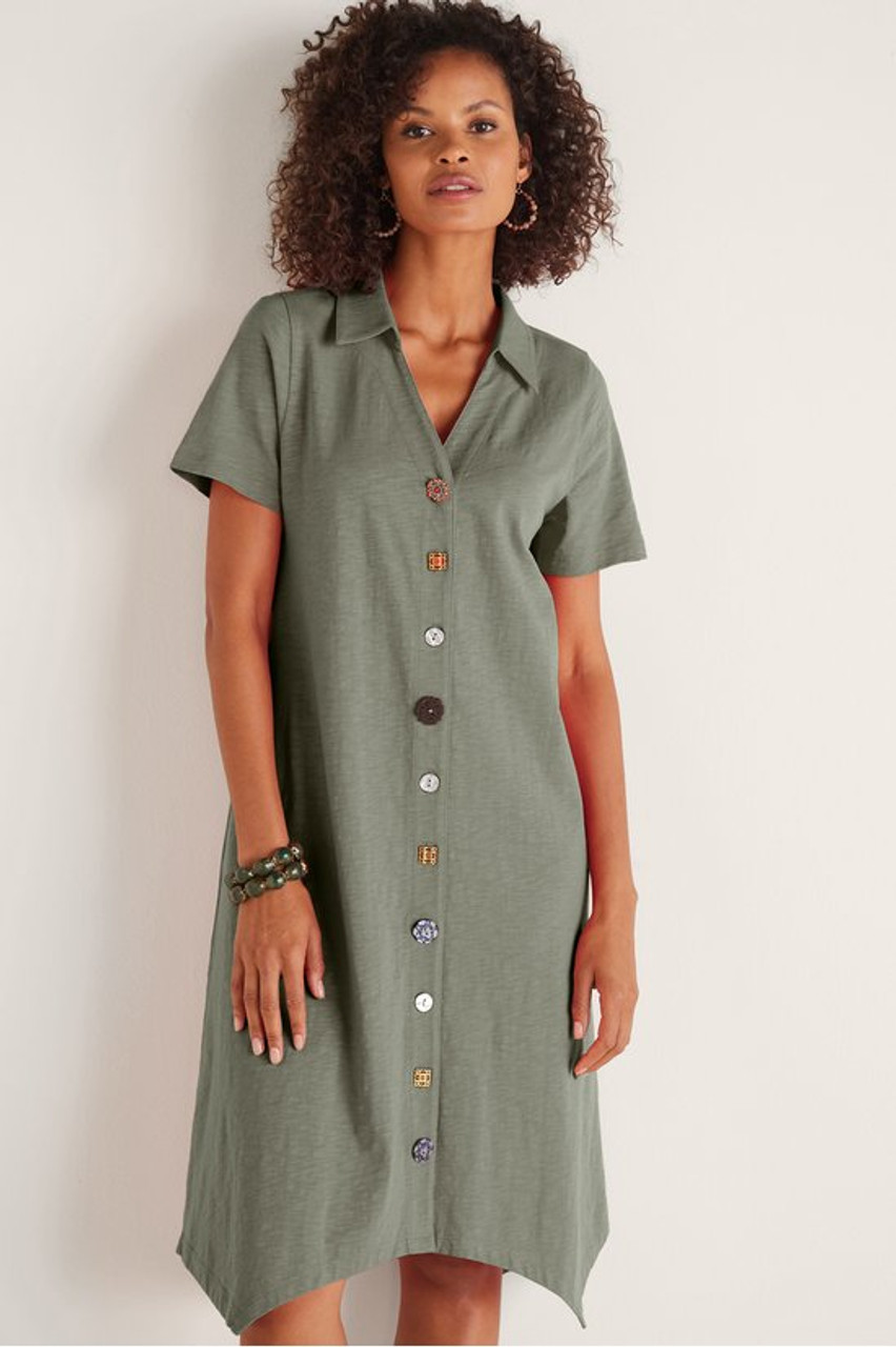 Danielle Button Dress1338