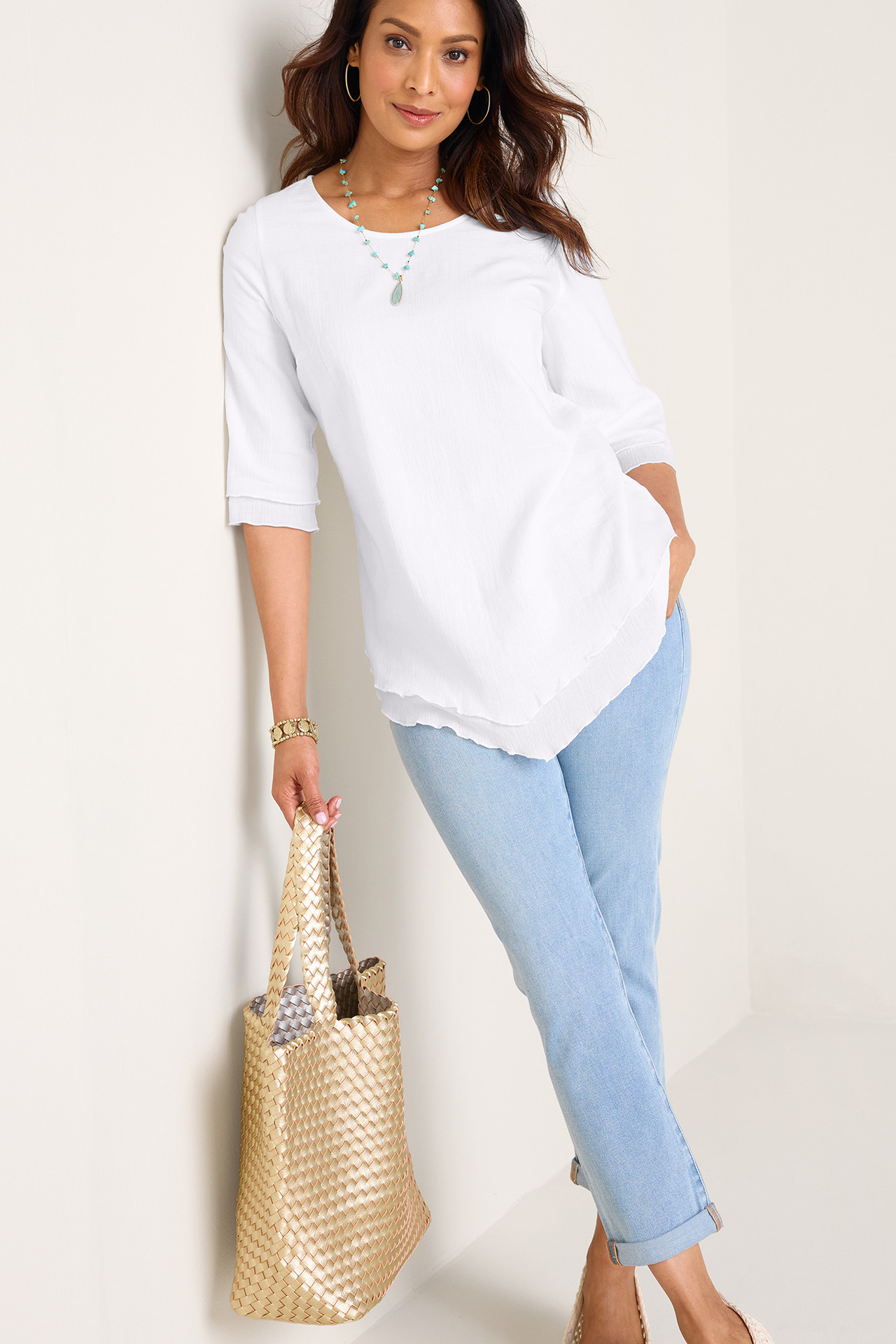 Jetty Reversible Woven Bag