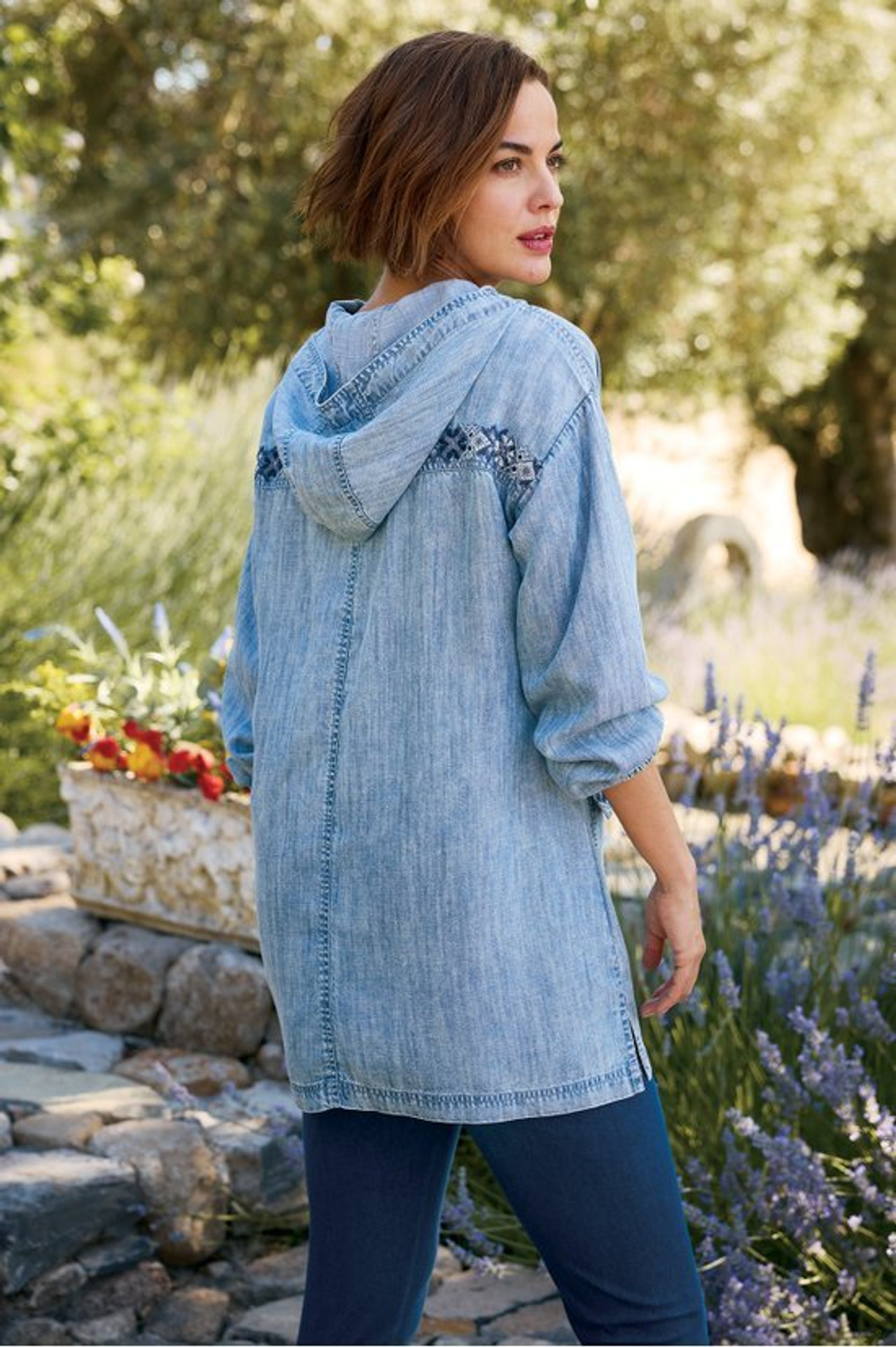 Evie Embroidered TENCEL™ Hoodie