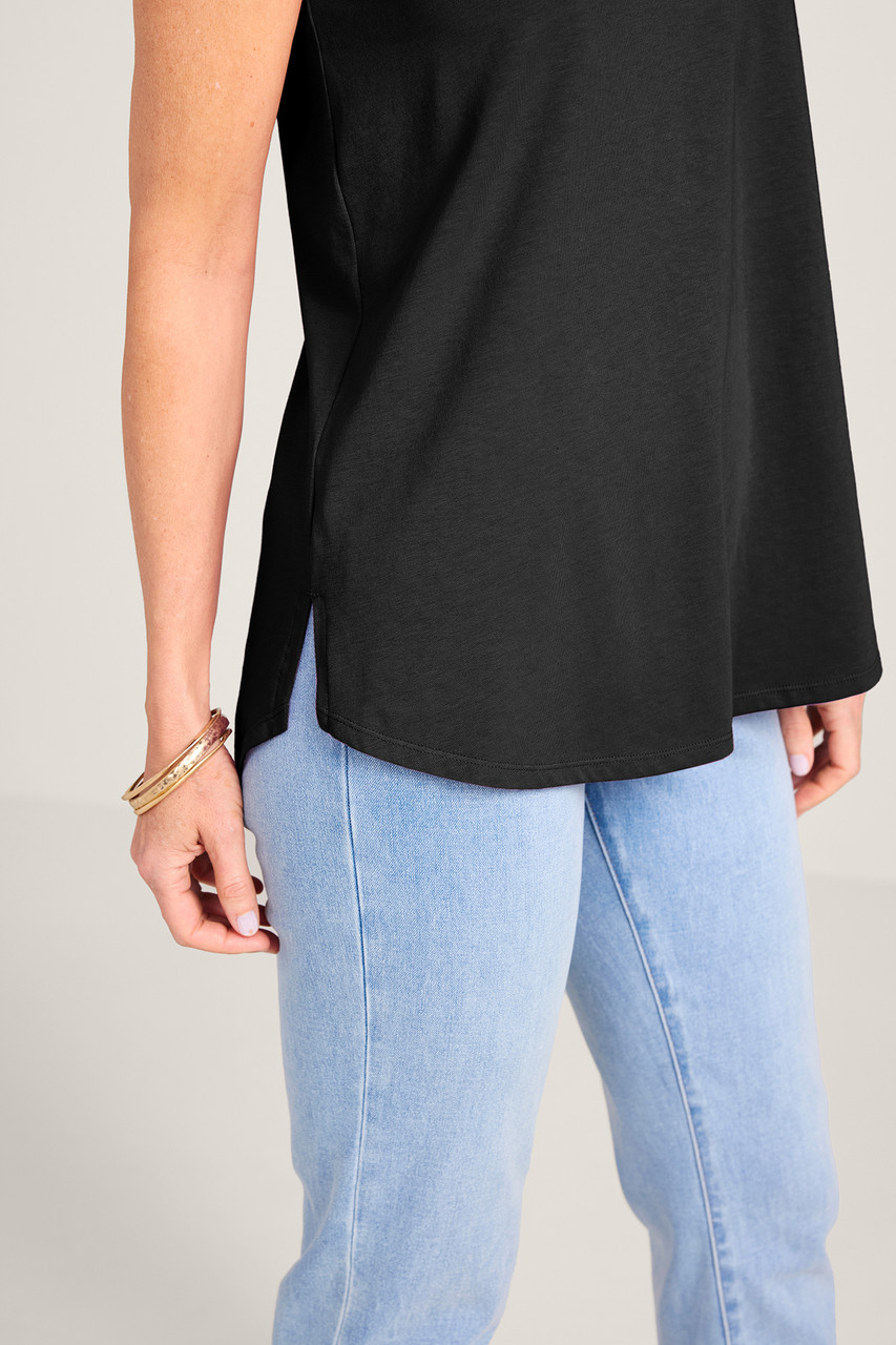 SoftEssential™ Supima® Isabel Sleeveless Tunic