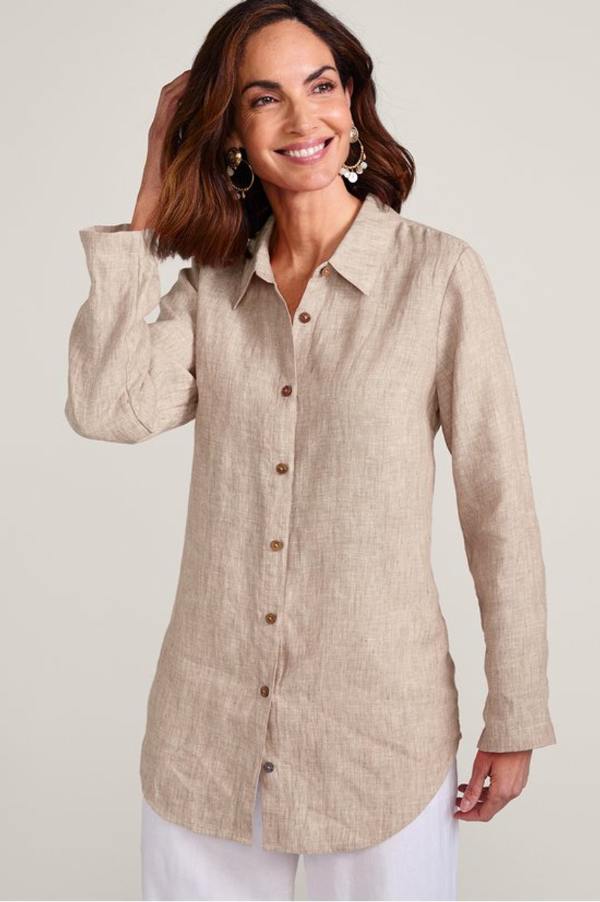 Outer Banks Linen Big Shirt
