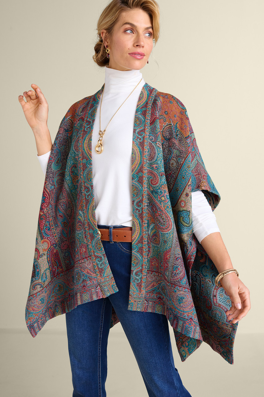 Rhea Woven Kimono Wrap