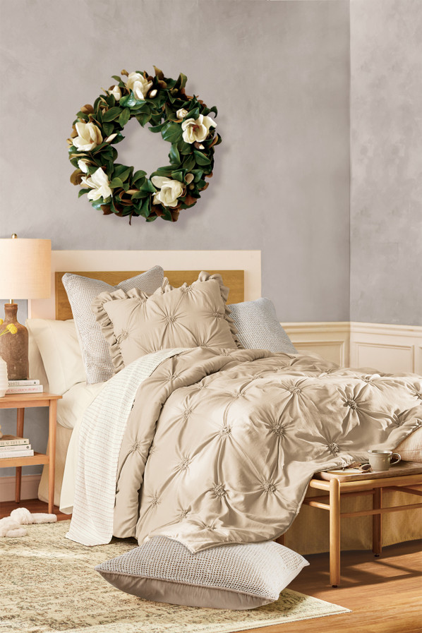 Lombardi Smocked Coverlet