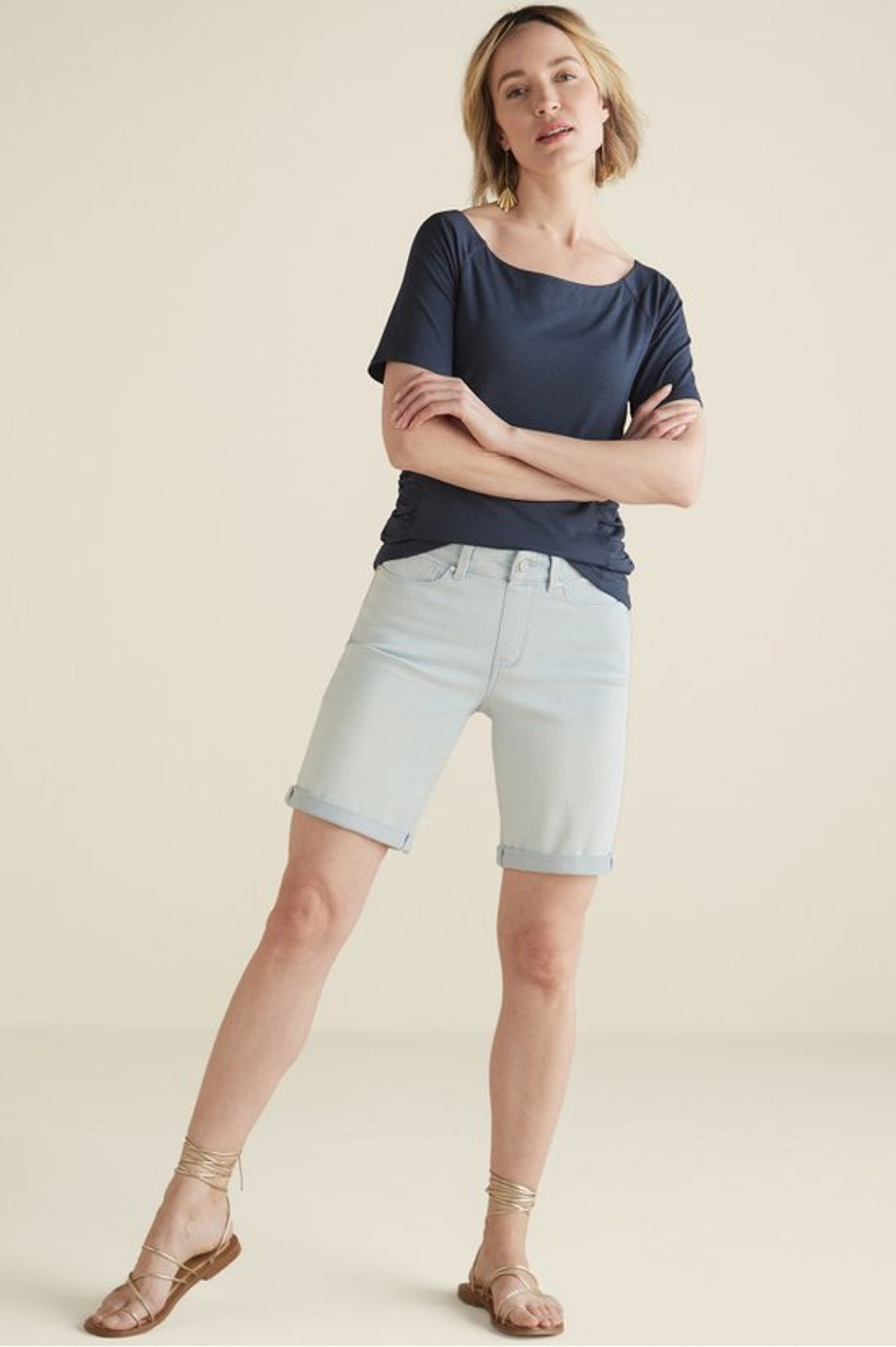 Ultimate Denim Pull On Relaxed Shorts