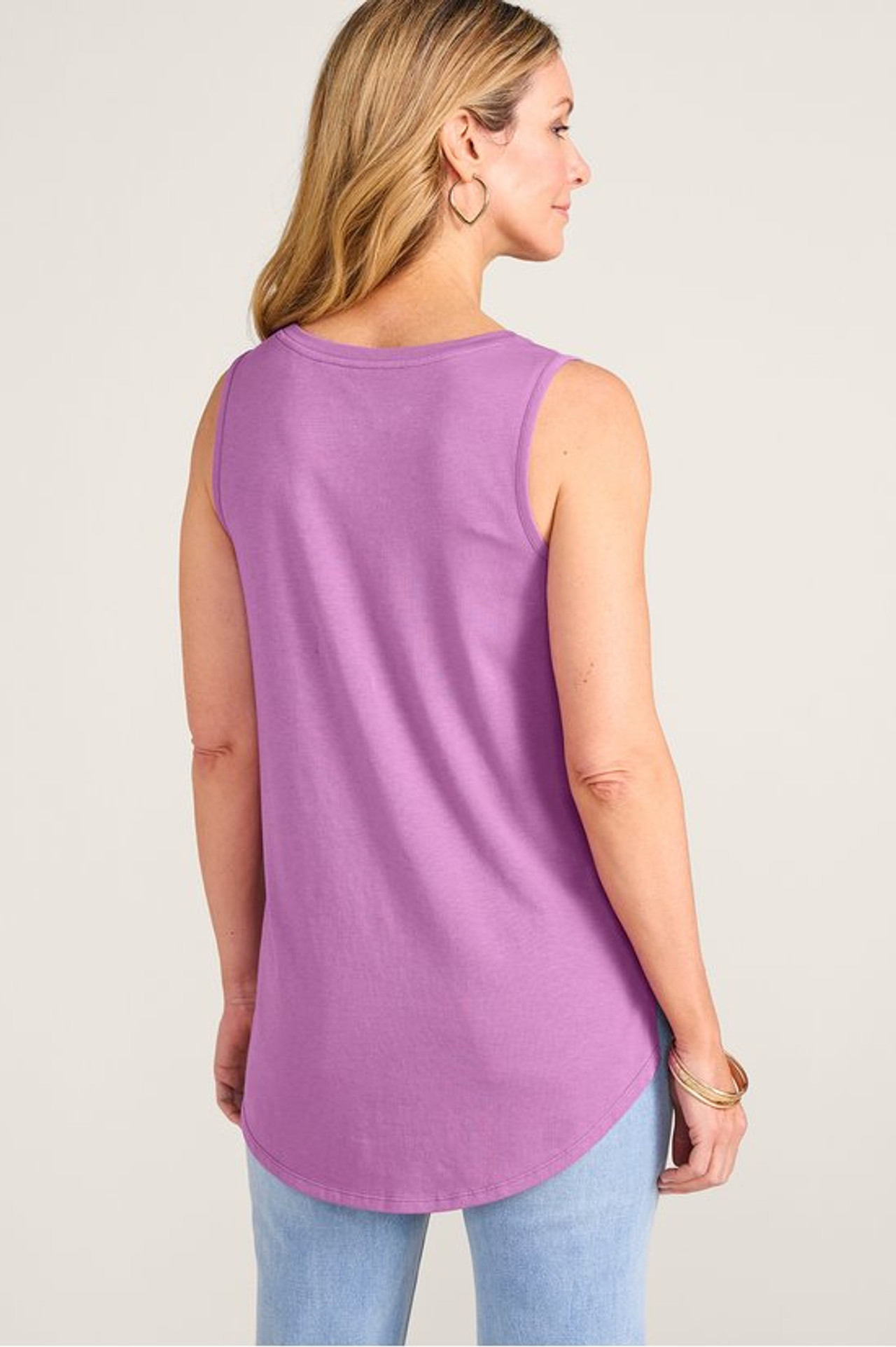 SoftEssential™ Supima® Isabel Sleeveless Tunic
