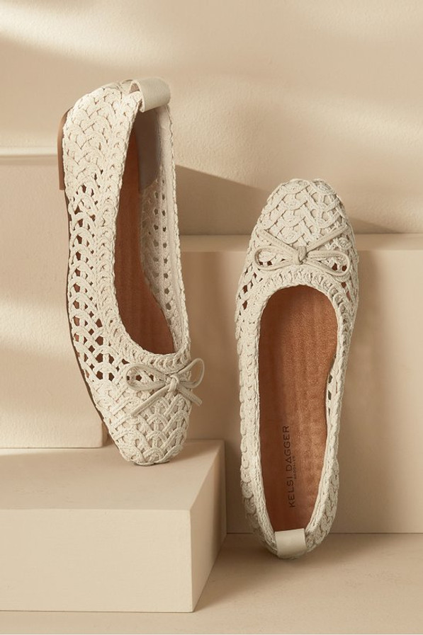Kelsi Dagger Frankie Crochet Flats