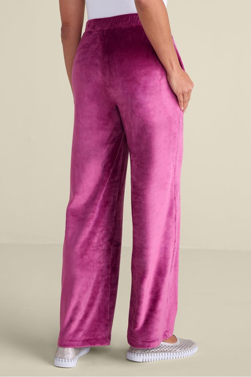 Dixie Velour Wide Leg Pants