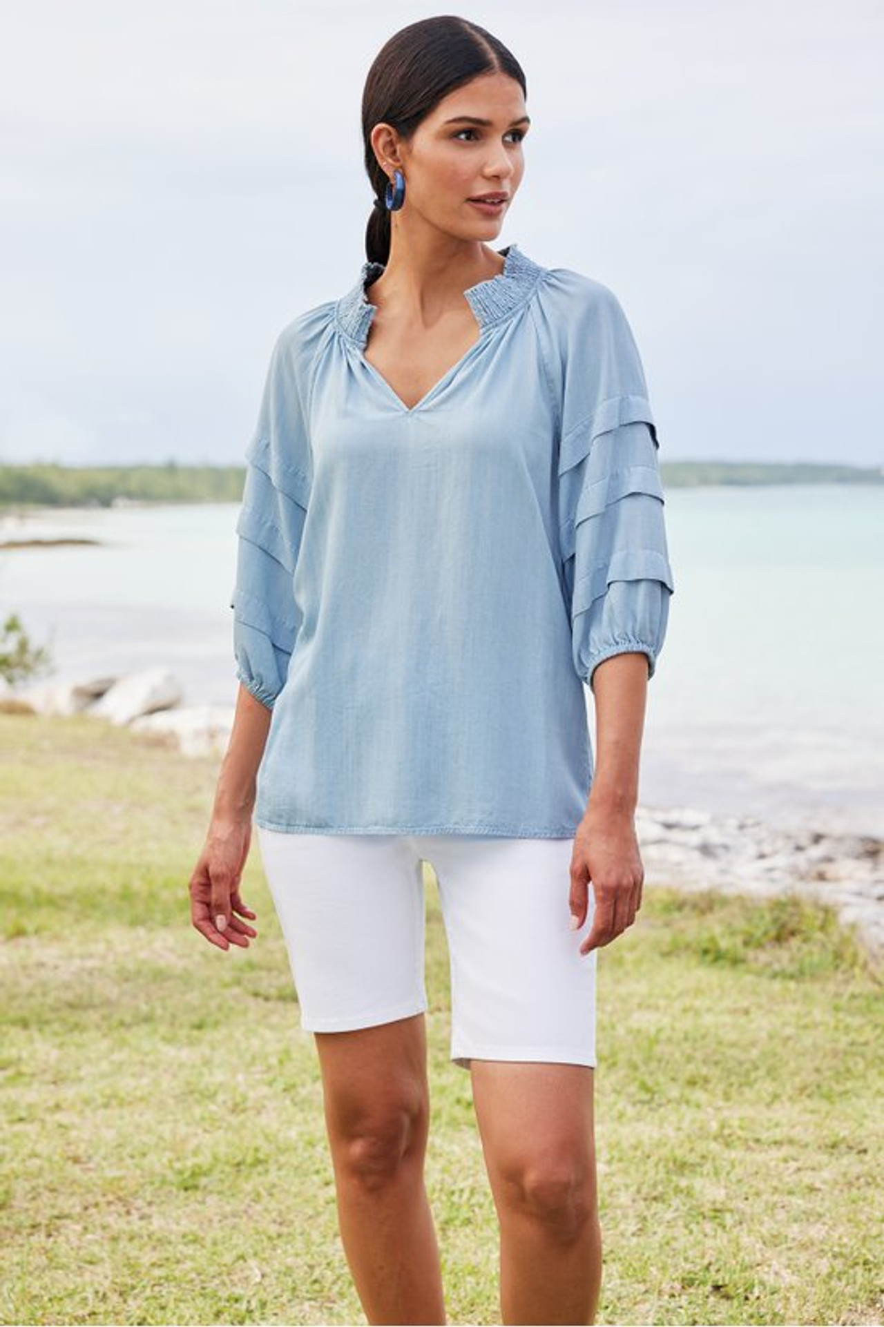 Ultimate Denim Slim Leg Shorts