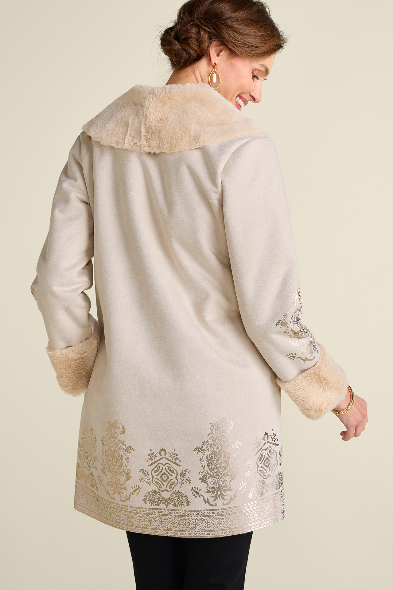 Anastasia Faux Shearling Coat