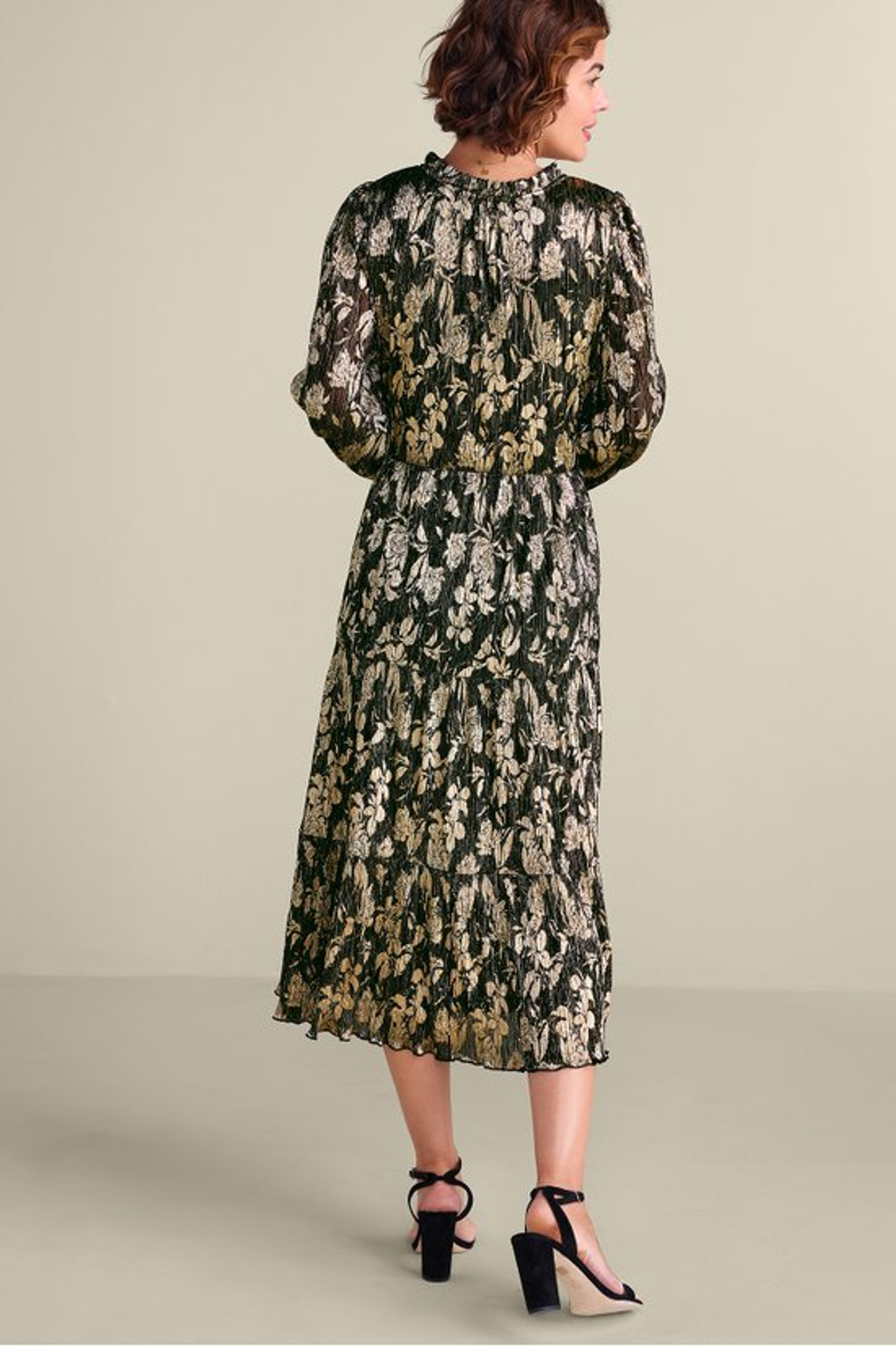 Jobelle Shimmer Midi Dress