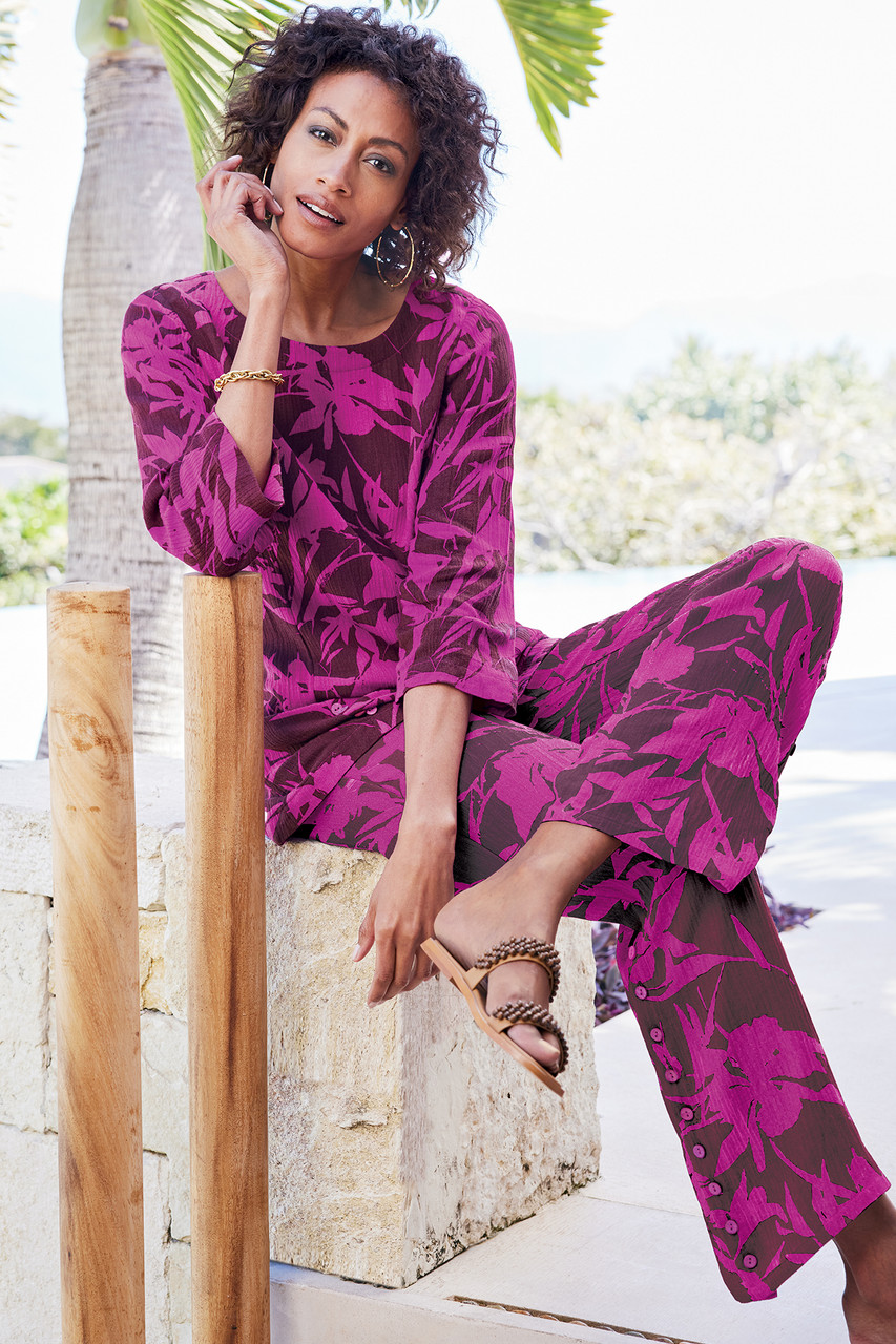 Oceo Gauze Wide-Leg Pants1474