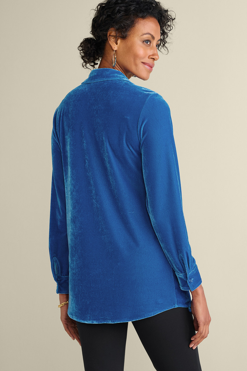 Velvet Boyfriend Tunic Shirt1479