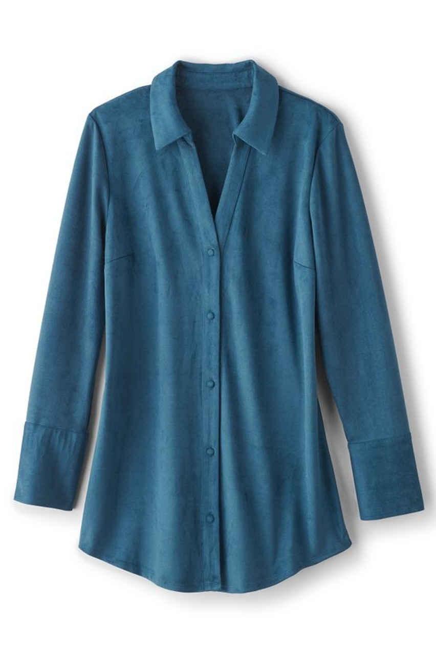 Vida Faux Suede Tunic