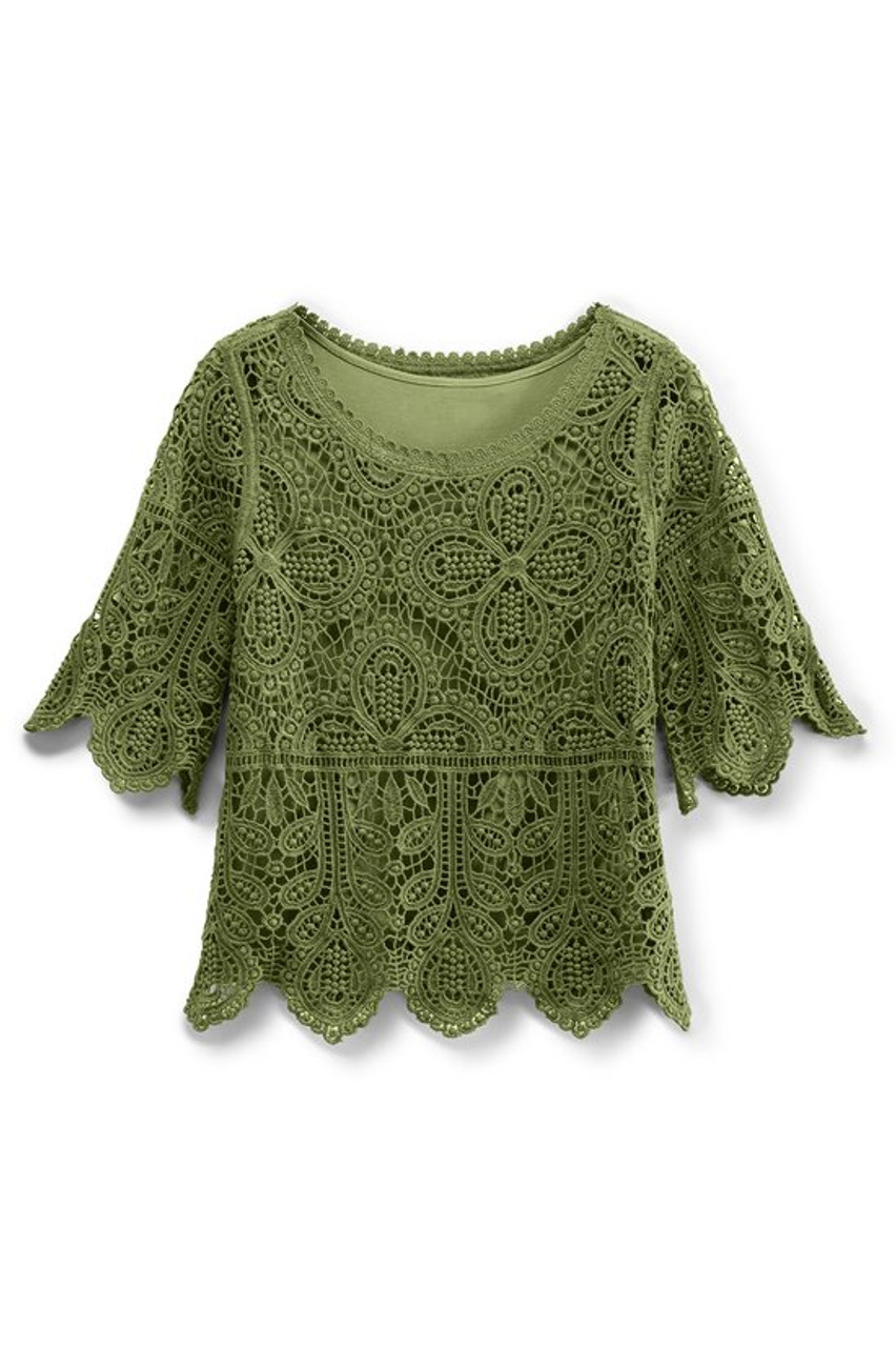 Lettie Lace Sweater & Tank