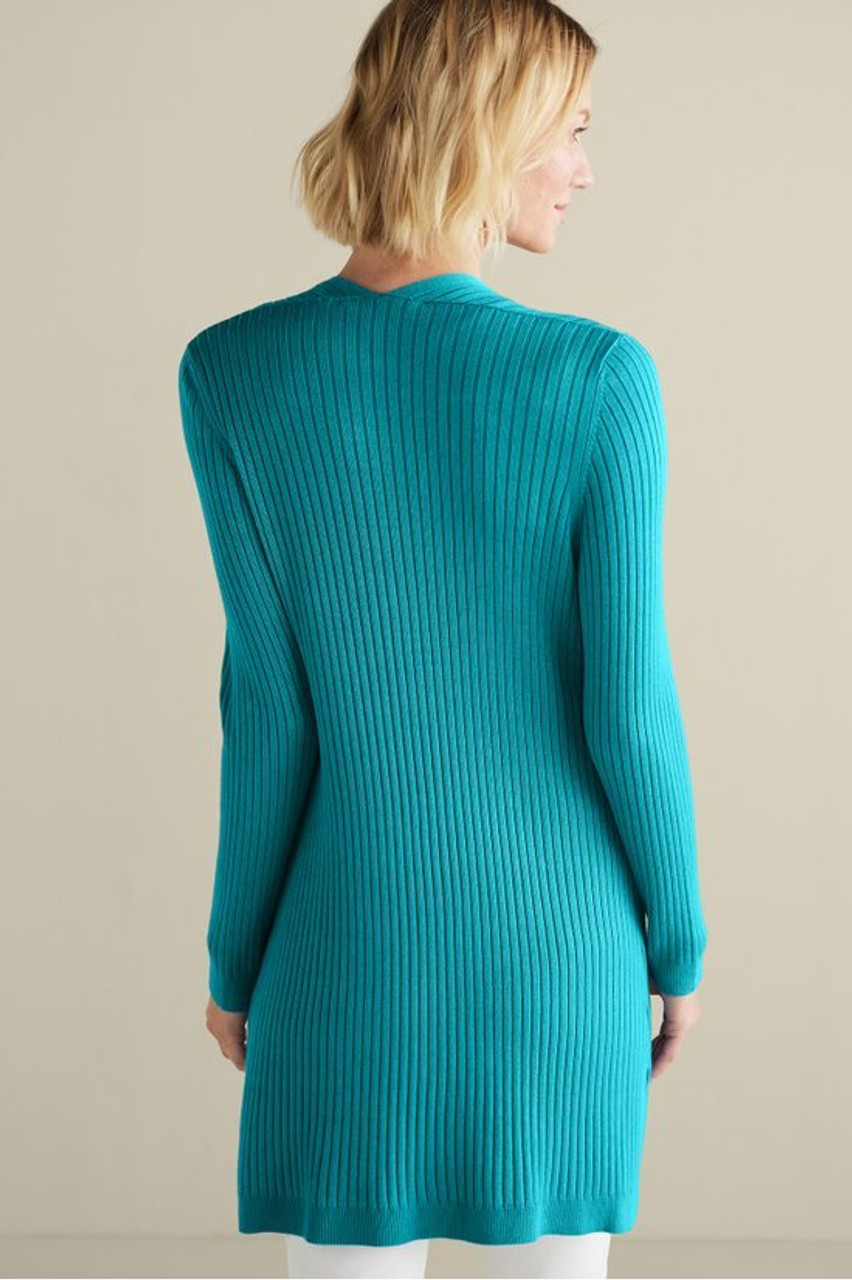 SoftEssential™ Ribbed Long Cardi1483