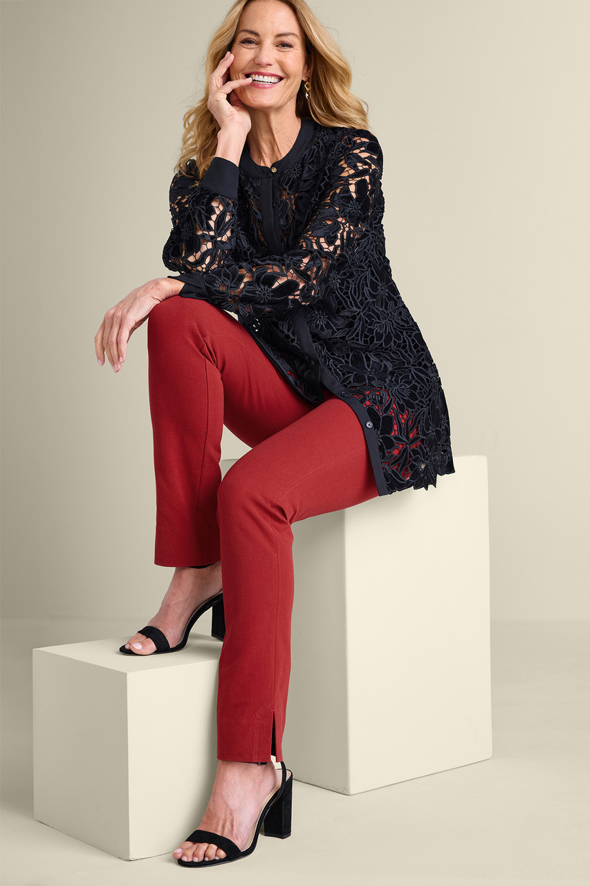 SoftEssential™ SUPERLA Slim Leg Ankle Pants1179