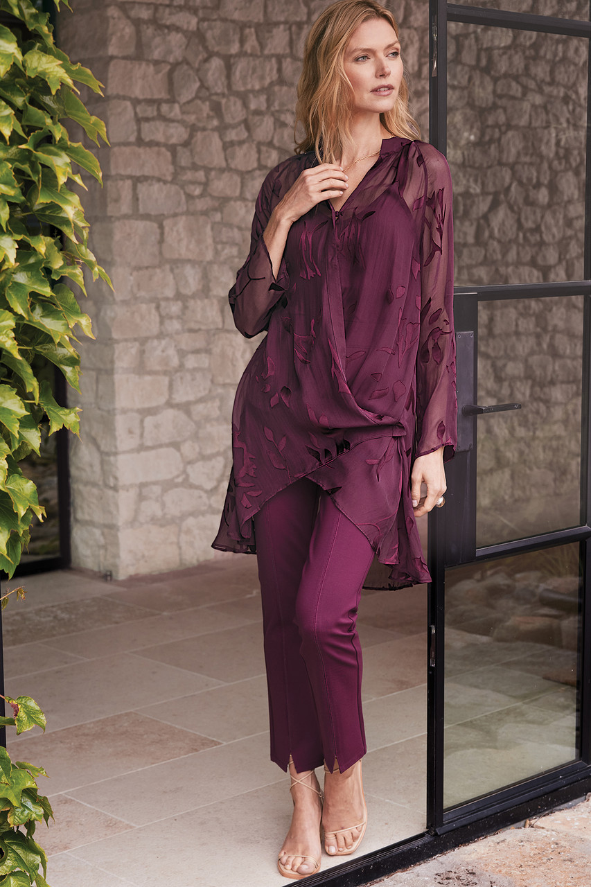 SoftEssential™ Ponte Slim Ankle Pants