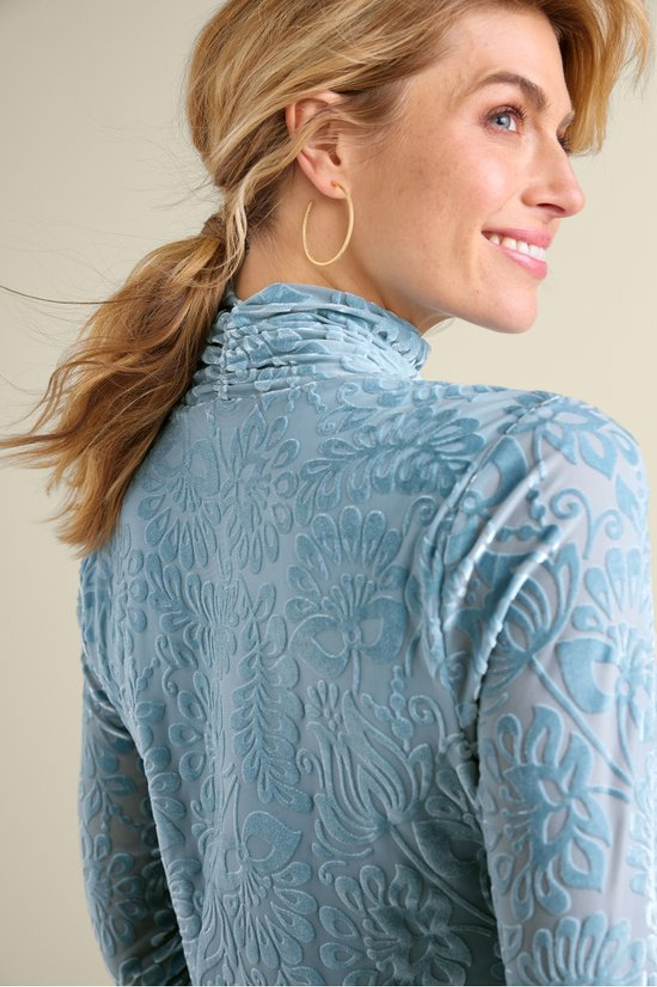 Walden Velvet Turtleneck