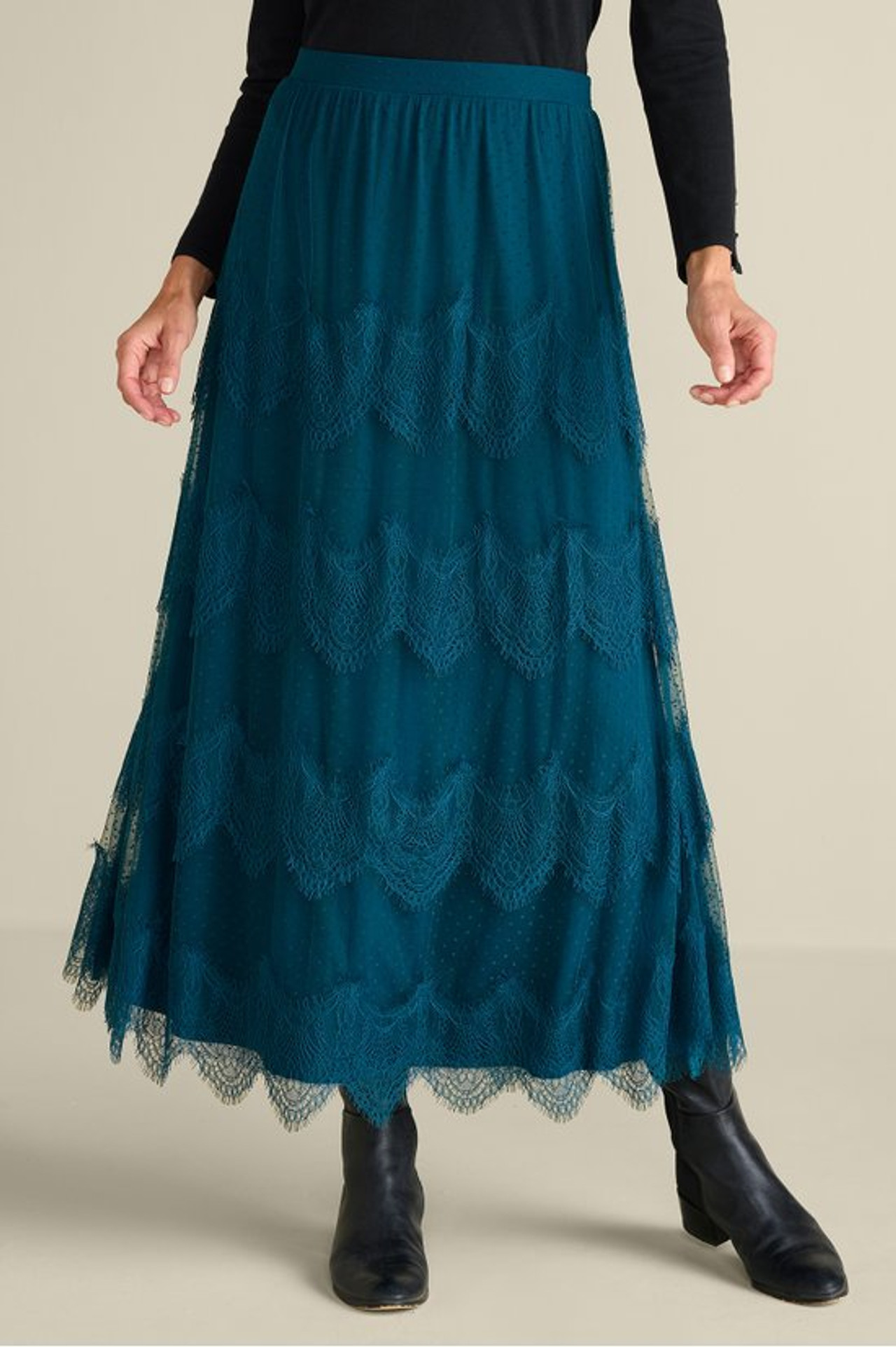 Frederica Lace Maxi Skirt