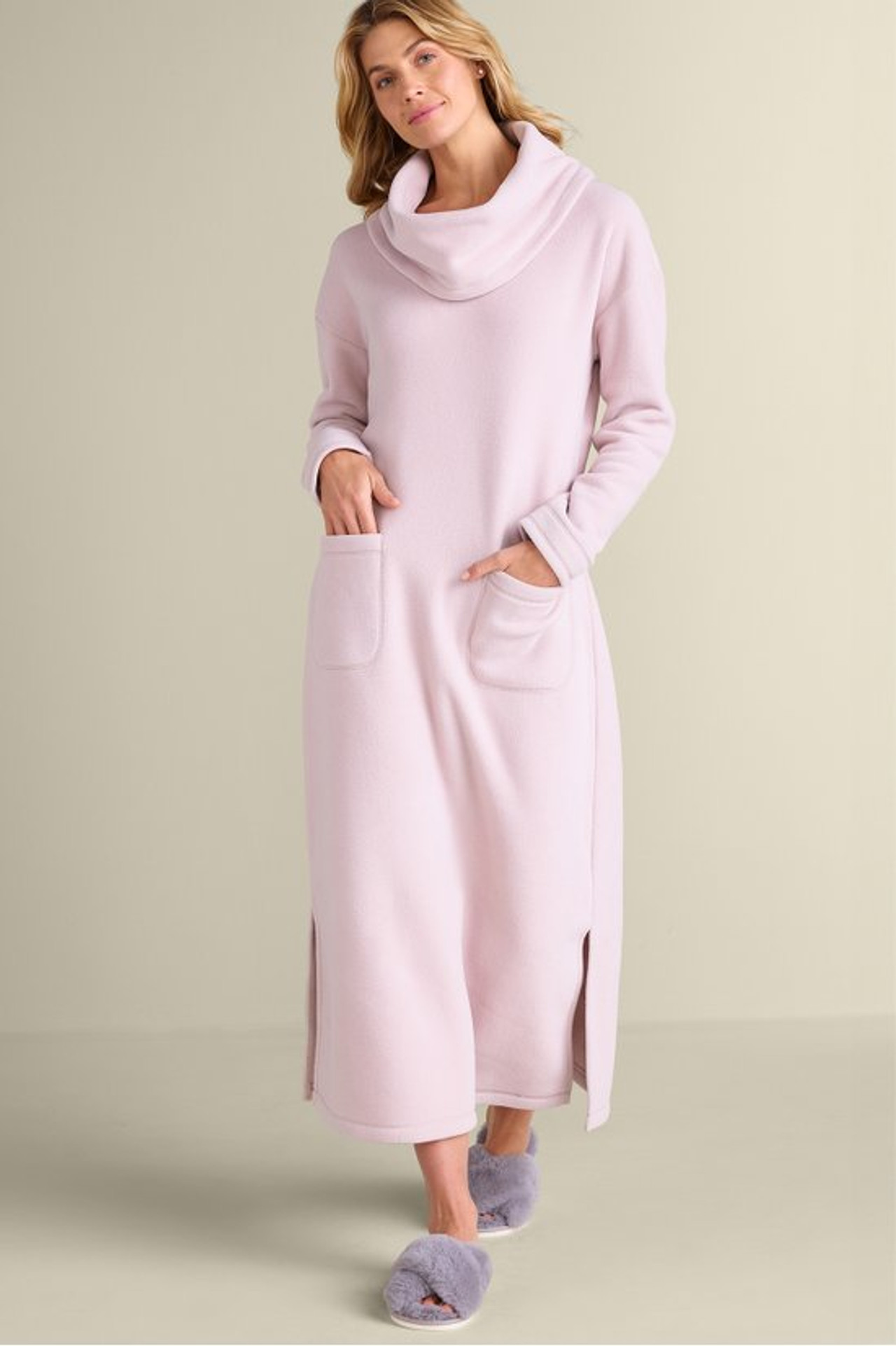 Melanie Cowl Neck Polar Fleece Lounger