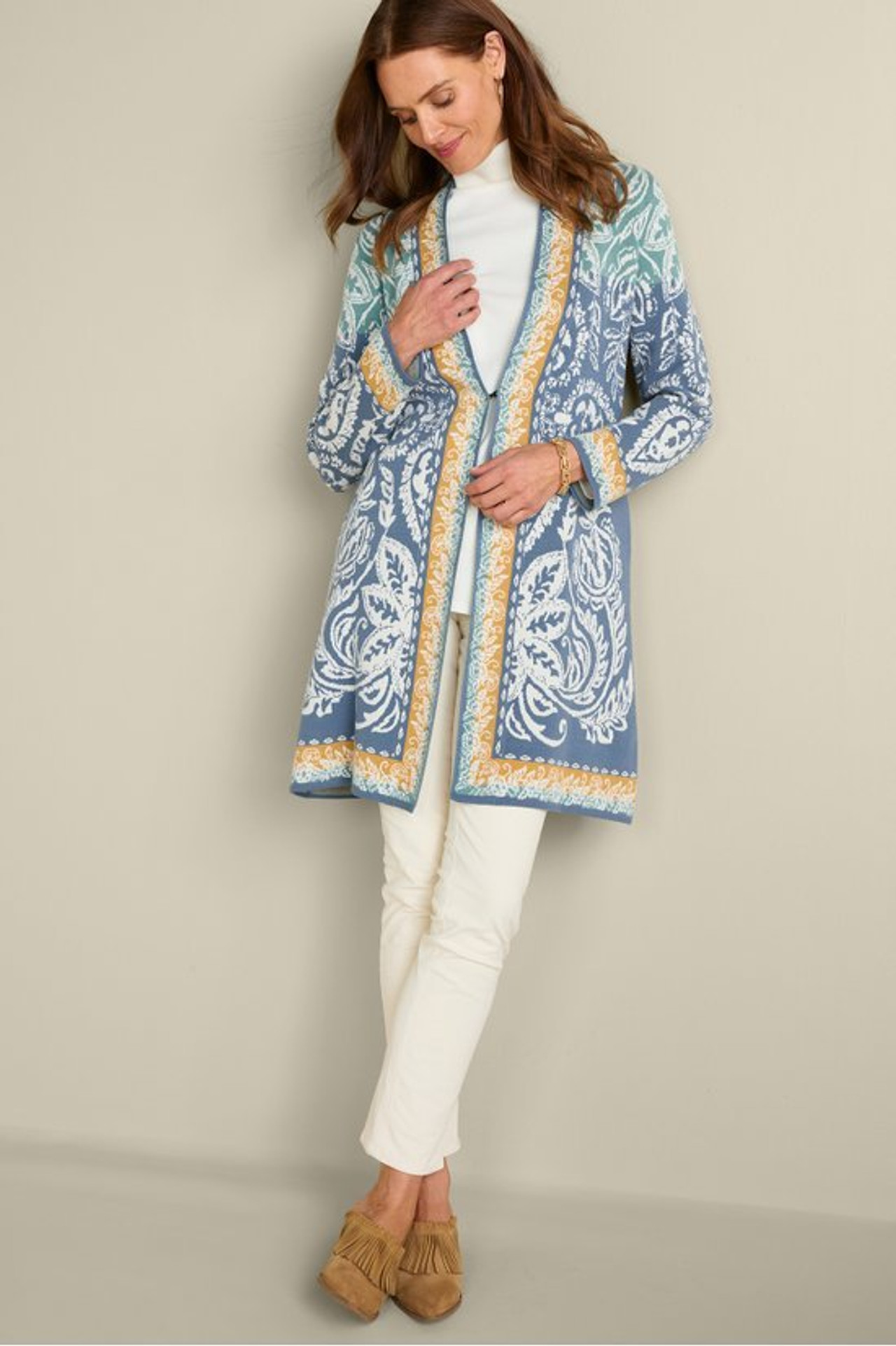 Ezer Jacquard Duster