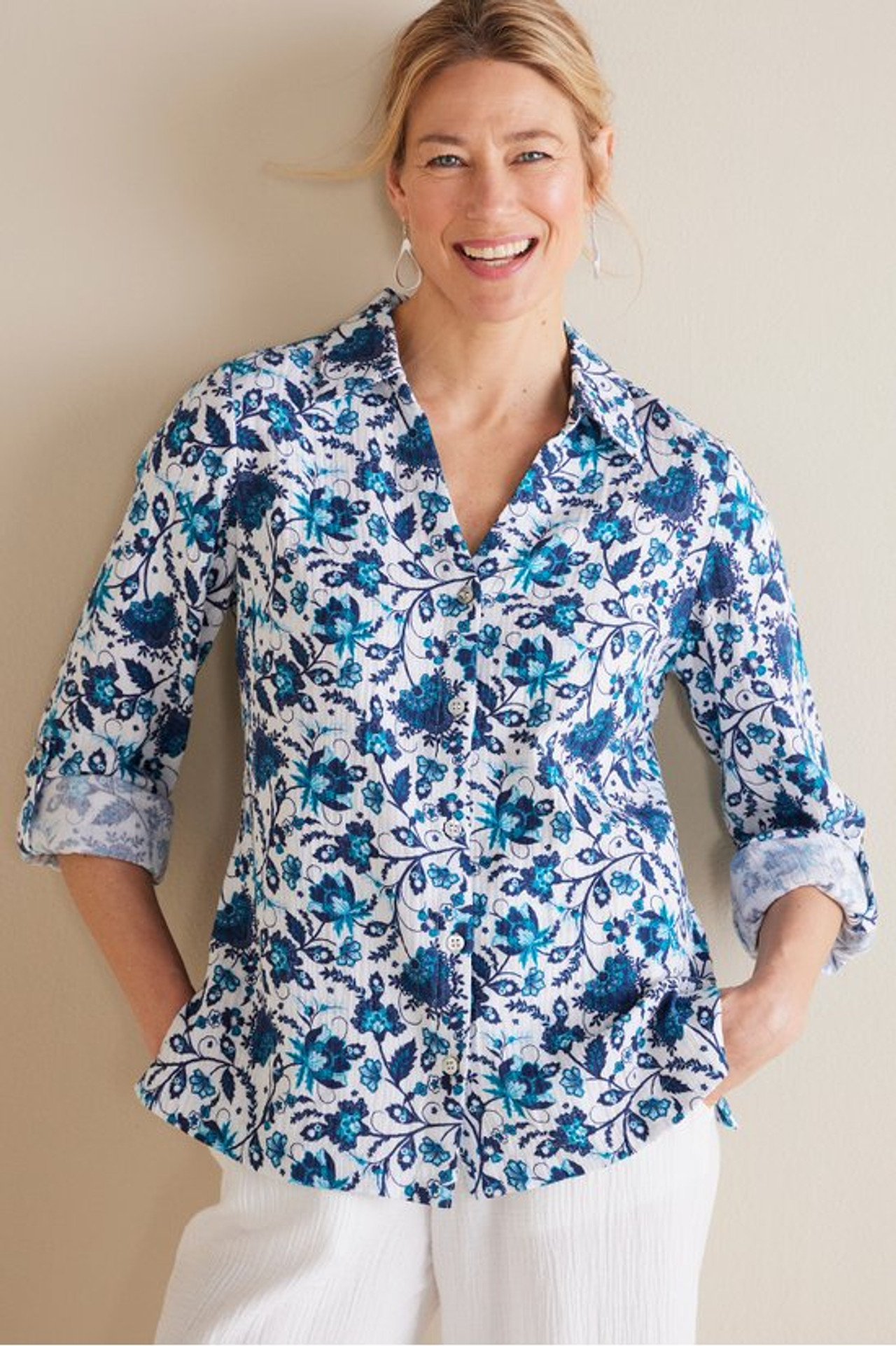 Addison Gauze Big Shirt