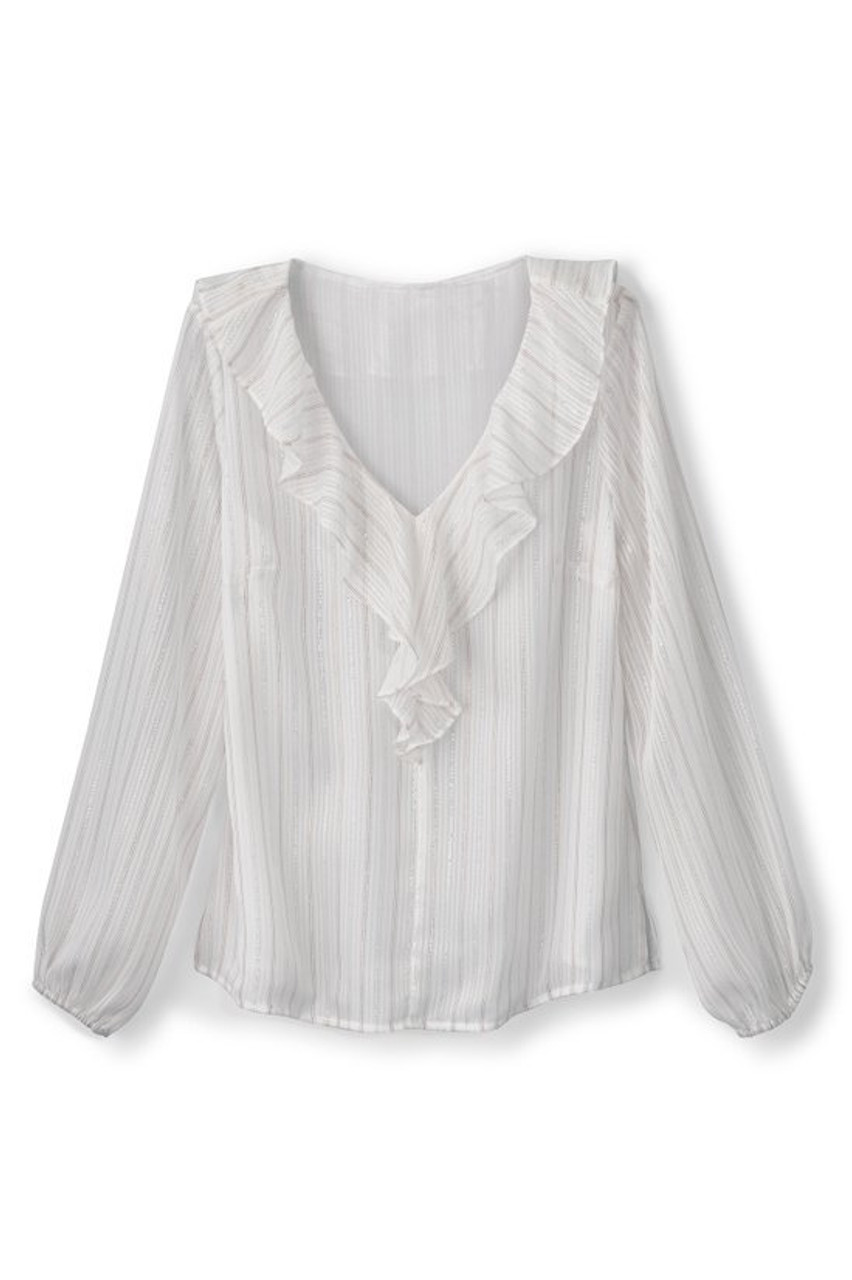 Xenia Ruffle Top