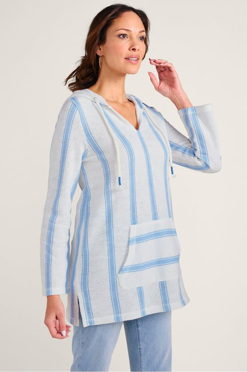 Charline French Terry Stripe Hoodie