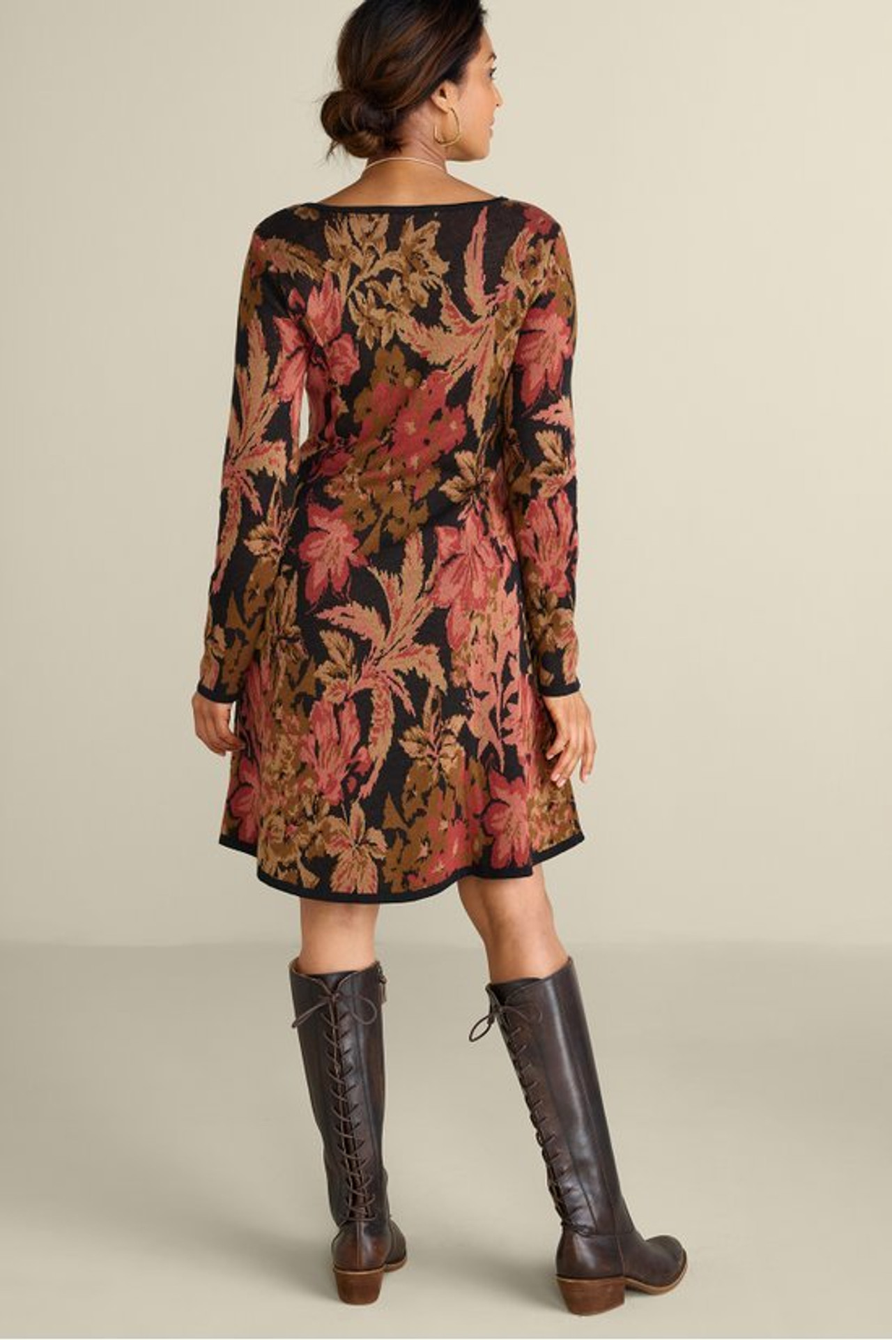 Nelia Jacquard Sweater Dress
