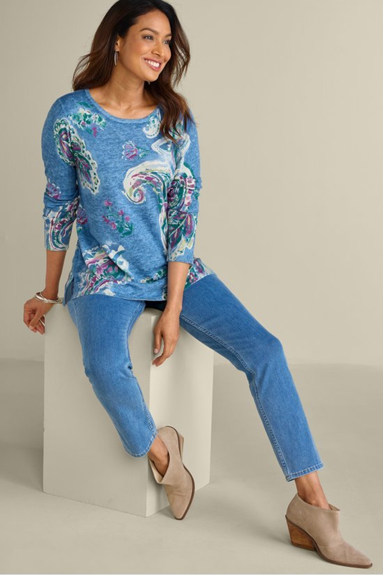 Skylar Printed Tunic