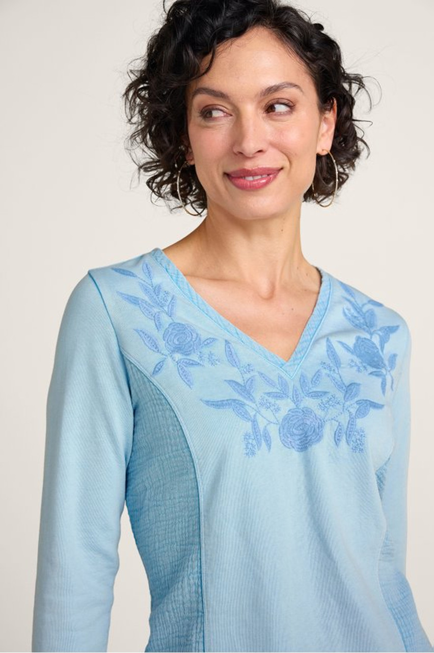 Salome French Terry & Gauze Tunic