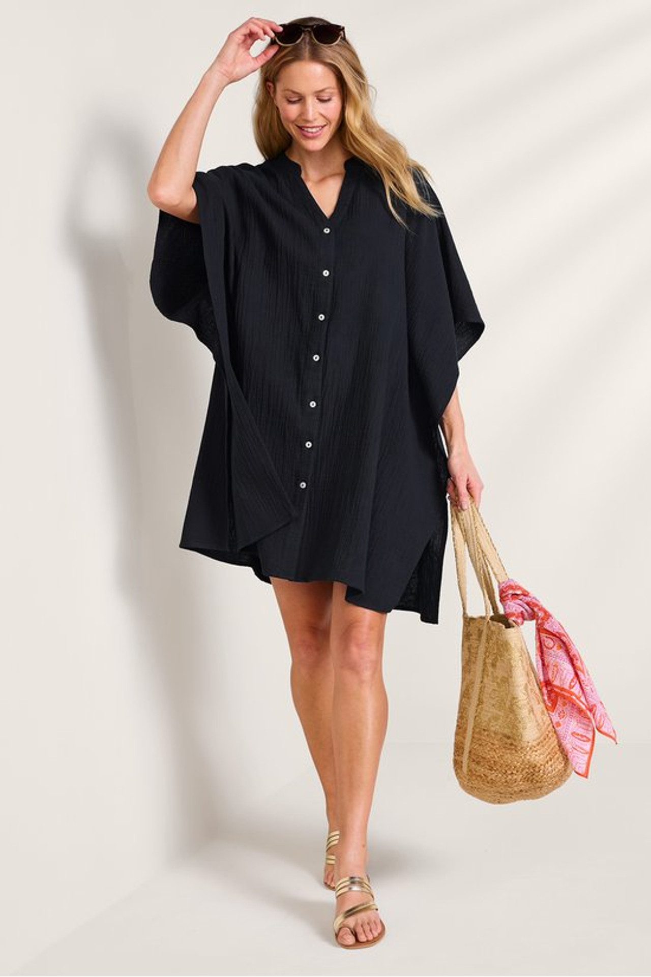 Morgan Button Up Swim Cover