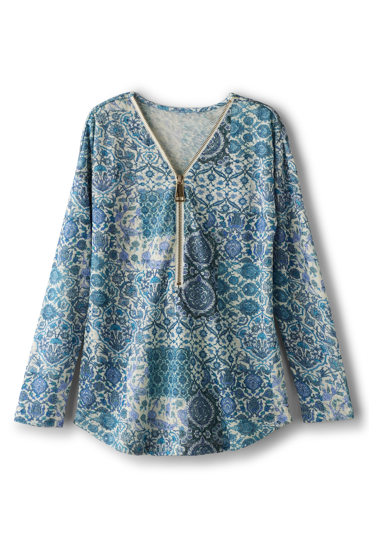 Valentina Zip Sweater   2216