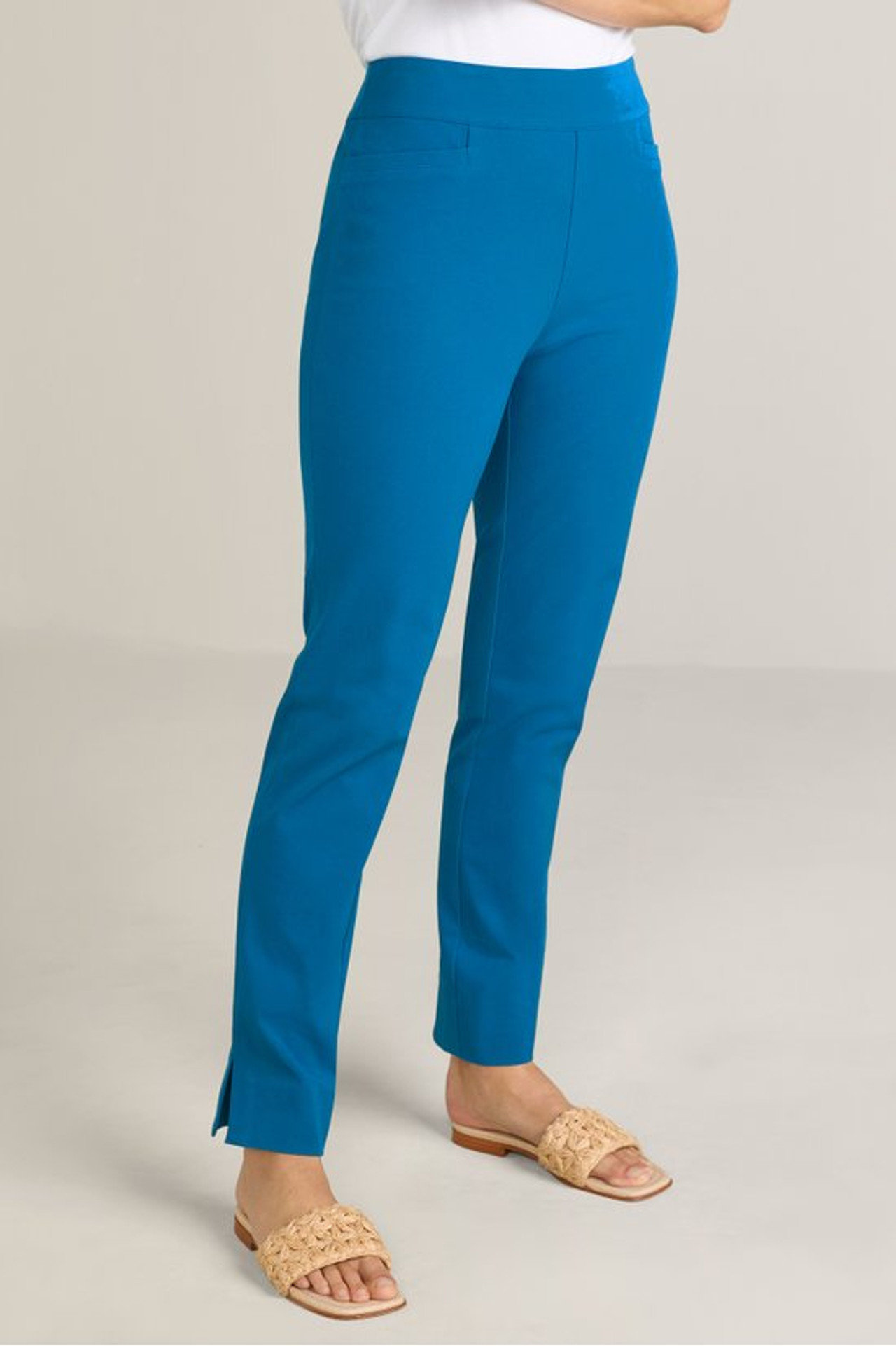 SoftEssential™ SUPERLA Slim Leg Ankle Pants1179