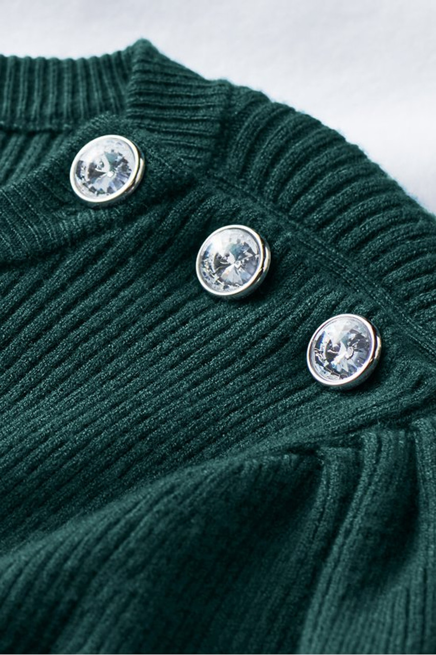 Tyla Button Shoulder Sweater