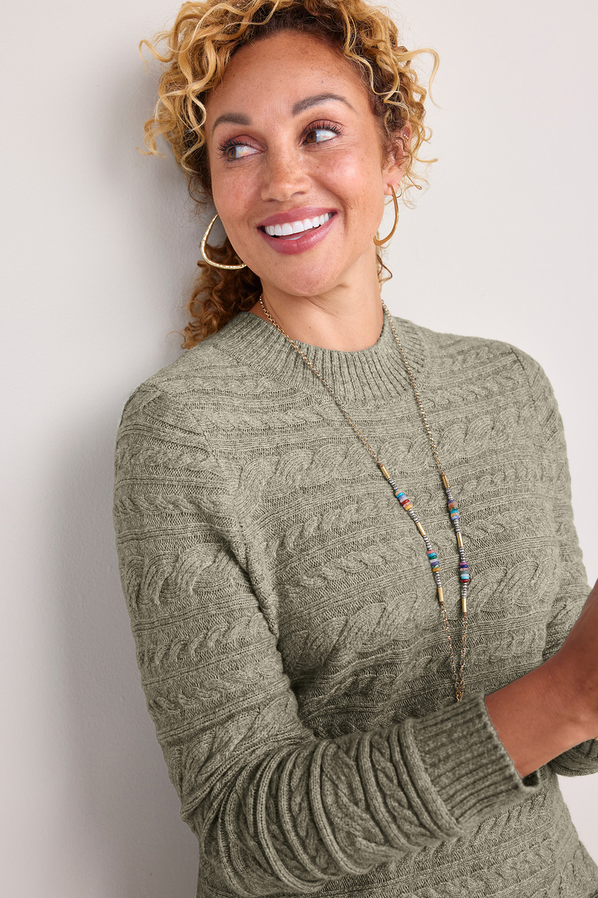 Alena Cable Sweater Tunic