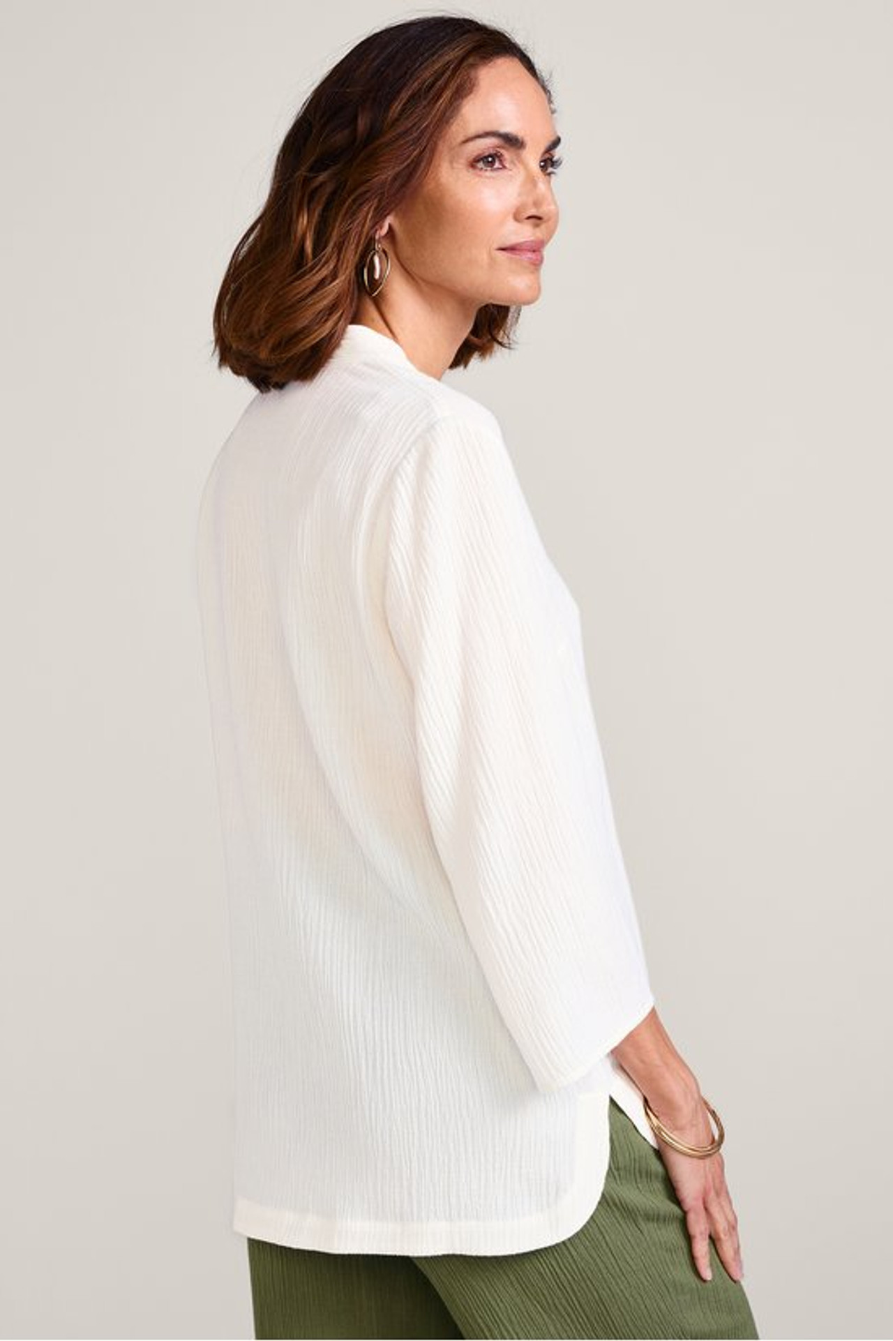 Oceo Gauze Button Tunic