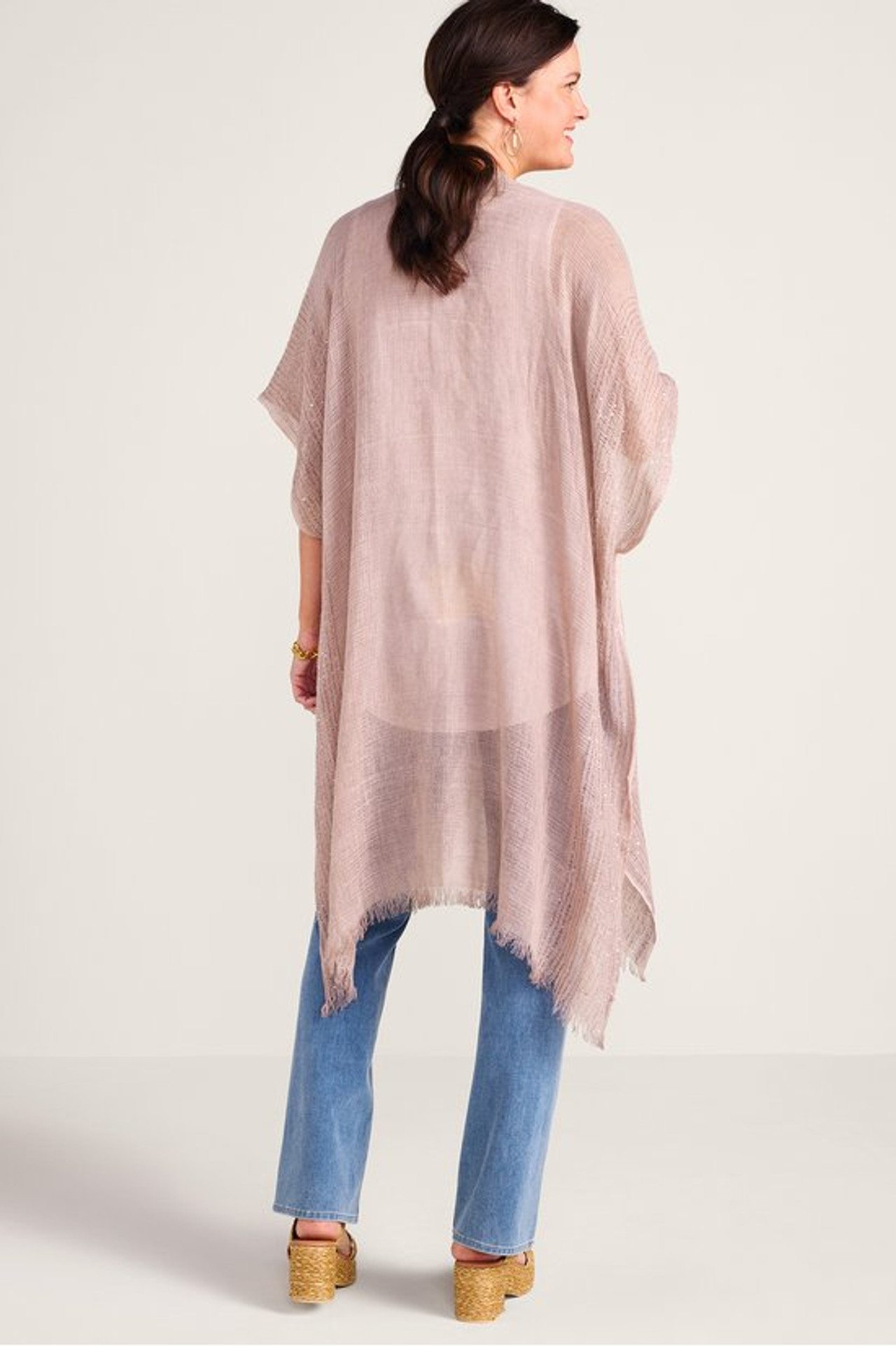 Astra Sequined Ruana