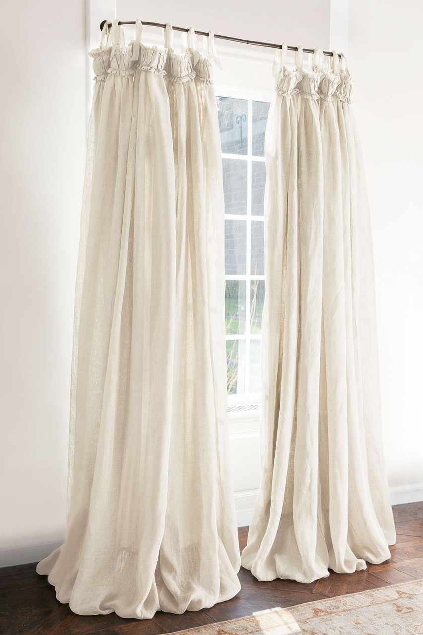 Linen Balloon Drapery Panel