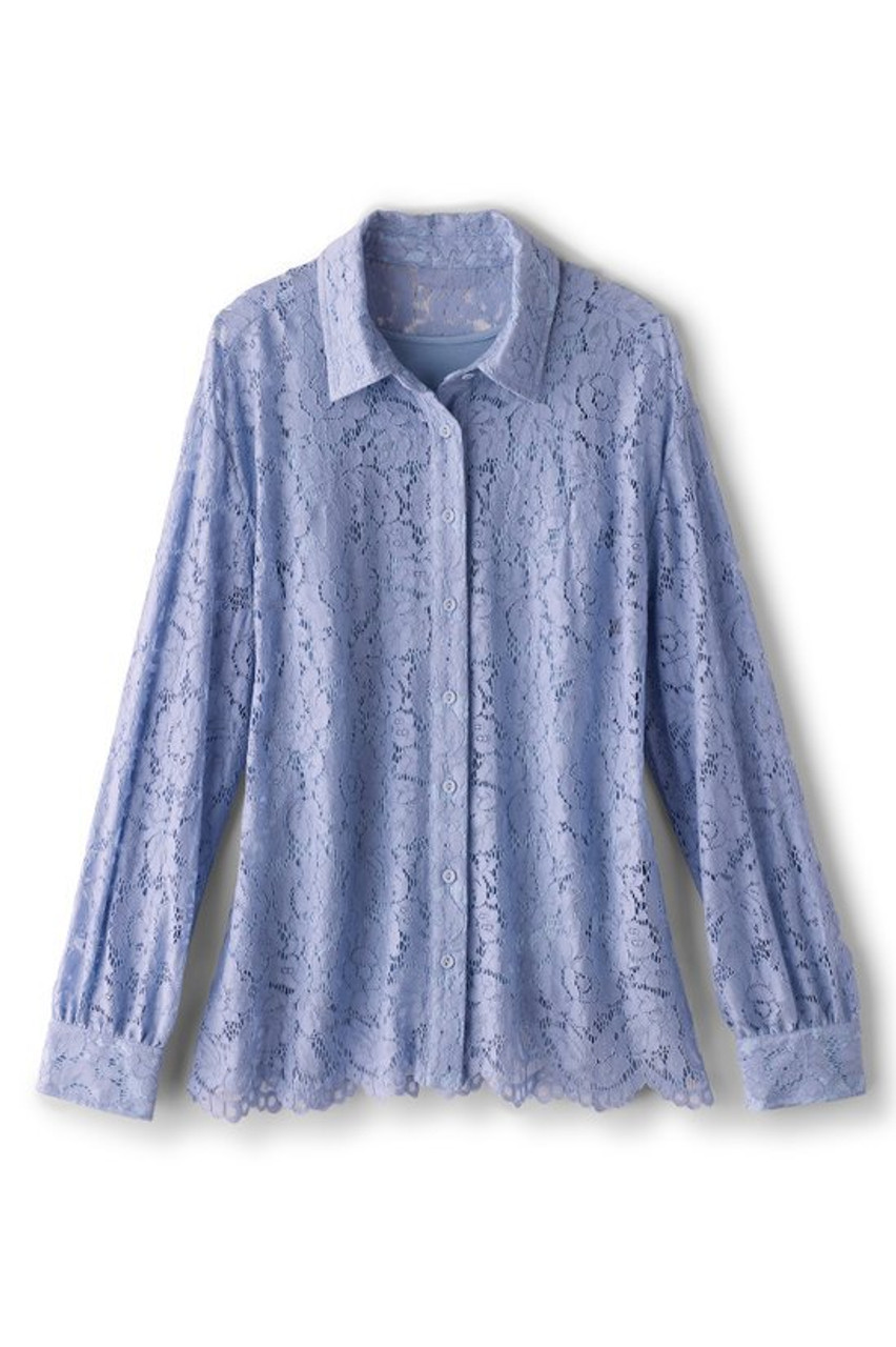 Lisa Lace Button Front   2243