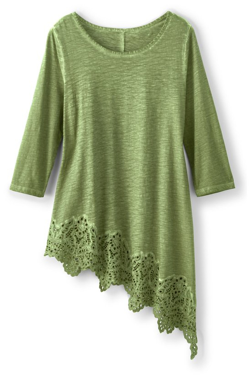 Ayesha Lace Trim Tunic